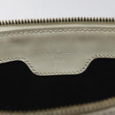 LOUIS VUITTON Epi Stretch Delmonico Pouch Cream M54603 LV Auth EC848-10