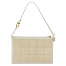 LOUIS VUITTON Epi Stretch Delmonico Pouch Cream M54603 LV Auth EC848-2