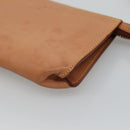 LOUIS VUITTON Nomad Cabas Ambre PM Pouch Leather Beige M92502 LV Auth EC849V-9