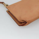 LOUIS VUITTON Nomad Cabas Ambre PM Pouch Leather Beige M92502 LV Auth EC849V-14