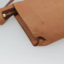 LOUIS VUITTON Nomad Cabas Ambre PM Pouch Leather Beige M92502 LV Auth EC849V-16
