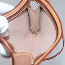 LOUIS VUITTON Nomad Cabas Ambre PM Pouch Leather Beige M92502 LV Auth EC849V-19