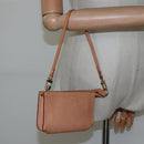 LOUIS VUITTON Nomad Cabas Ambre PM Pouch Leather Beige M92502 LV Auth EC849V-21