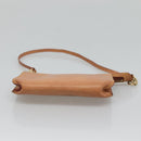 LOUIS VUITTON Nomad Cabas Ambre PM Pouch Leather Beige M92502 LV Auth EC849V-5