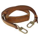 LOUIS VUITTON Adjustable Shoulder Strap Leather 31.1""-38.2"" Beige Auth EC854-1