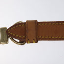 LOUIS VUITTON Adjustable Shoulder Strap Leather 31.1""-38.2"" Beige Auth EC854-10