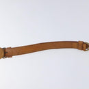 LOUIS VUITTON Adjustable Shoulder Strap Leather 31.1""-38.2"" Beige Auth EC854-11