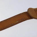 LOUIS VUITTON Adjustable Shoulder Strap Leather 31.1""-38.2"" Beige Auth EC854-13