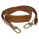 LOUIS VUITTON Adjustable Shoulder Strap Leather 31.1""-38.2"" Beige Auth EC854-2