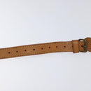 LOUIS VUITTON Adjustable Shoulder Strap Leather 31.1""-38.2"" Beige Auth EC854-9