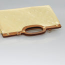 LOUIS VUITTON Monogram Vernis Roxbury Drive Hand Bag Perle M91374 LV Auth EC862-6