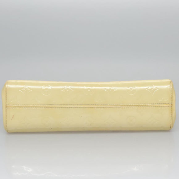 LOUIS VUITTON Monogram Vernis Roxbury Drive Hand Bag Perle M91374 LV Auth EC862