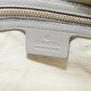 GUCCI GG Canvas Guccissima Hand Bag Leather Gray Gold 353121 Auth EC864-20