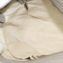 GUCCI GG Canvas Guccissima Hand Bag Leather Gray Gold 353121 Auth EC864-22