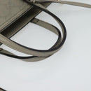 GUCCI GG Canvas Guccissima Hand Bag Leather Gray Gold 353121 Auth EC864-7