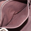 BURBERRY Nova Check Tote Bag Canvas Beige Gold Auth EC868-19