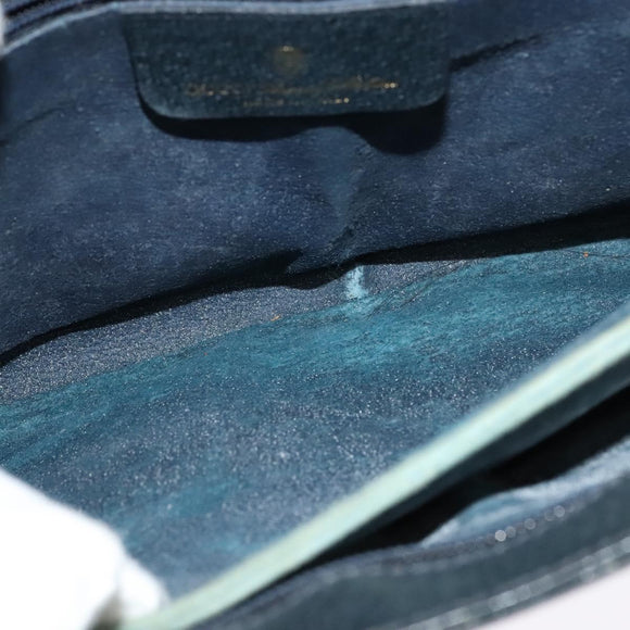 GUCCI GG Supreme Sherry Line Shoulder Bag PVC Navy Gold 904 02 043 Auth EC871