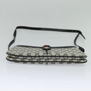 GUCCI GG Supreme Sherry Line Shoulder Bag PVC Navy Gold 904 02 043 Auth EC871-5