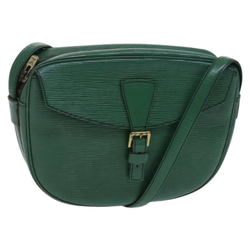 LOUIS VUITTON Epi Jeune Fille MM Shoulder Bag Green M52154 LV Auth EC877