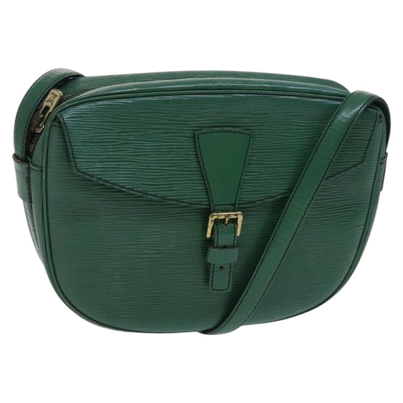 LOUIS VUITTON Epi Jeune Fille MM Shoulder Bag Green M52154 LV Auth EC877
