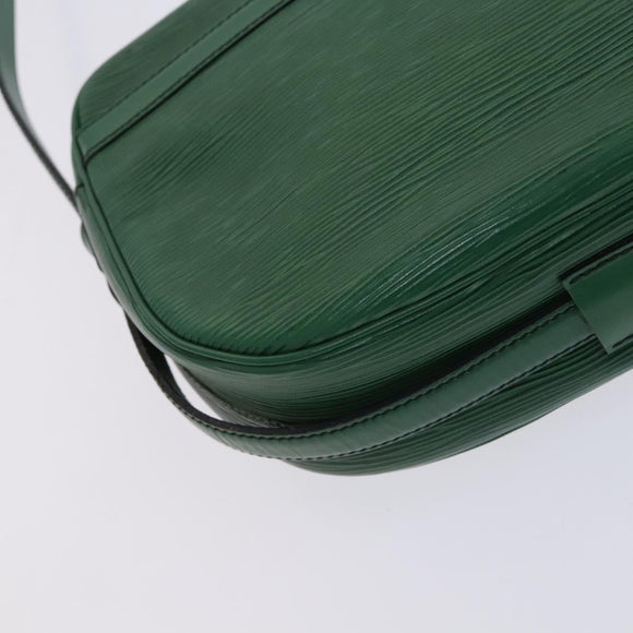 LOUIS VUITTON Epi Jeune Fille MM Shoulder Bag Green M52154 LV Auth EC877