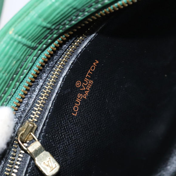 LOUIS VUITTON Epi Jeune Fille MM Shoulder Bag Green M52154 LV Auth EC877