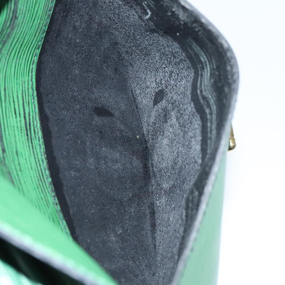 LOUIS VUITTON Epi Jeune Fille MM Shoulder Bag Green M52154 LV Auth EC877