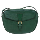 LOUIS VUITTON Epi Jeune Fille MM Shoulder Bag Green M52154 LV Auth EC877-13