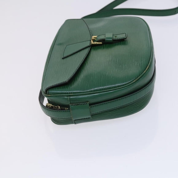 LOUIS VUITTON Epi Jeune Fille MM Shoulder Bag Green M52154 LV Auth EC877