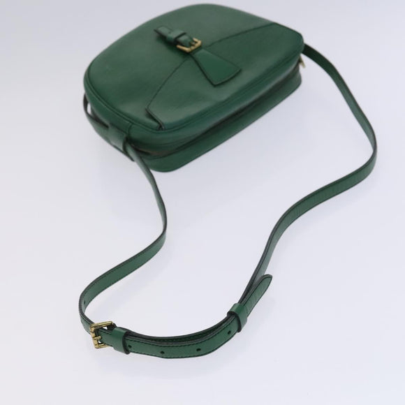 LOUIS VUITTON Epi Jeune Fille MM Shoulder Bag Green M52154 LV Auth EC877