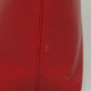 Chloe Chain Shoulder Bag Leather Red Gold Auth EC882-4