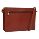 LOUIS VUITTON Epi Angian Clutch Bag Brown M52113 LV Auth EC884-1