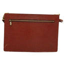 LOUIS VUITTON Epi Angian Clutch Bag Brown M52113 LV Auth EC884-13