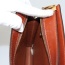 LOUIS VUITTON Epi Angian Clutch Bag Brown M52113 LV Auth EC884-24