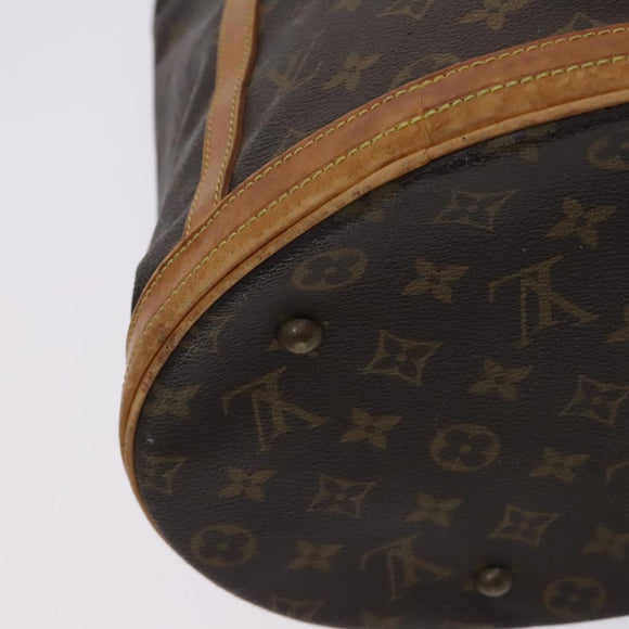 LOUIS VUITTON Monogram Bucket GM Shoulder Bag M42236 LV Auth EC899