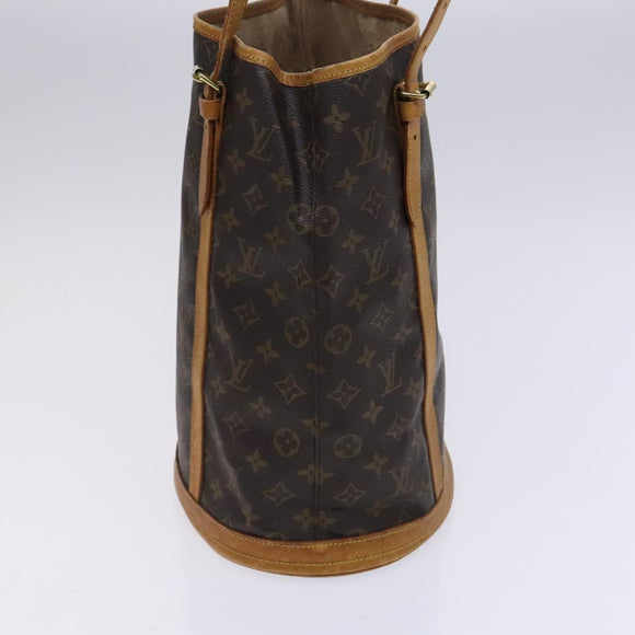 LOUIS VUITTON Monogram Bucket GM Shoulder Bag M42236 LV Auth EC899