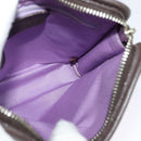 BVLGARI Logo Mania Shoulder Bag Canvas Beige Auth EC908-18