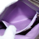 BVLGARI Logo Mania Shoulder Bag Canvas Beige Auth EC908-20