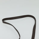 BVLGARI Logo Mania Shoulder Bag Canvas Beige Auth EC908-8