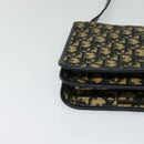 Christian Dior Trotter Canvas Shoulder Bag Navy Auth EC911-10