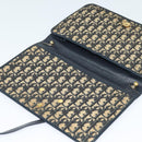 Christian Dior Trotter Canvas Shoulder Bag Navy Auth EC911-15