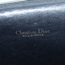 Christian Dior Trotter Canvas Shoulder Bag Navy Auth EC911-11