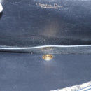 Christian Dior Trotter Canvas Shoulder Bag Navy Auth EC911-12