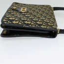 Christian Dior Trotter Canvas Shoulder Bag Navy Auth EC911-4