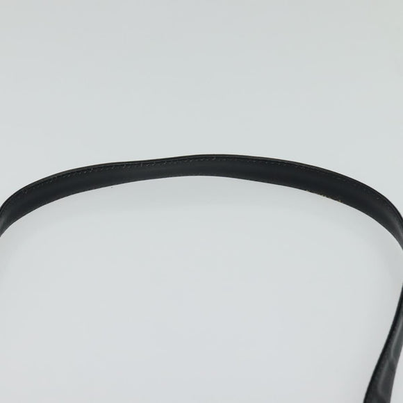 Christian Dior Trotter Canvas Shoulder Bag Navy Auth EC911