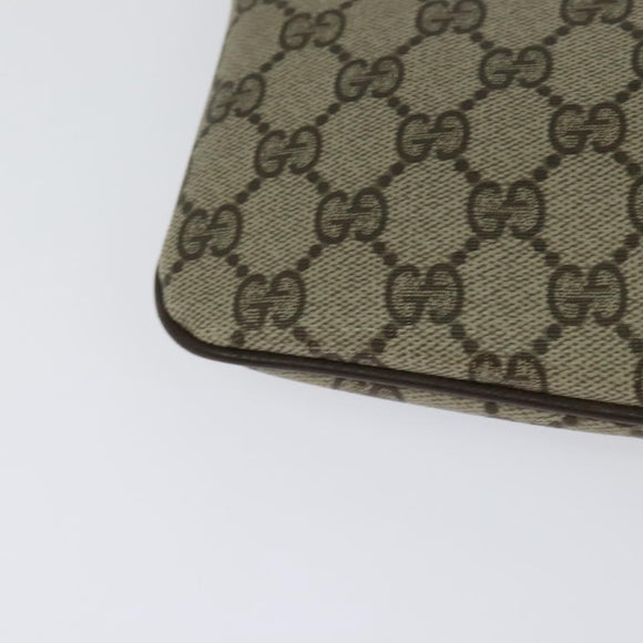 GUCCI GG Supreme Web Sherry Line Bag PVC Beige Green Red 904 02 047 Auth EC913