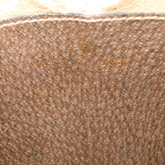 GUCCI GG Supreme Web Sherry Line Bag PVC Beige Green Red 904 02 047 Auth EC913