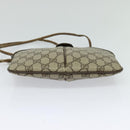 GUCCI GG Supreme Web Sherry Line Bag PVC Beige Green Red 904 02 047 Auth EC913-5