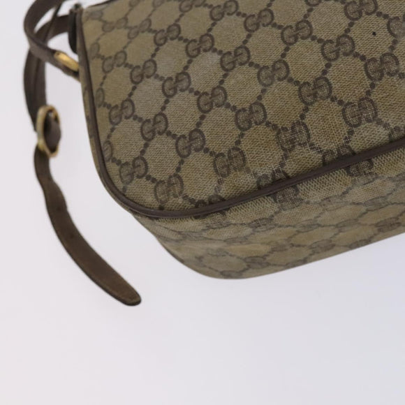 GUCCI GG Supreme Web Sherry Line Bag PVC Beige Green Red 89 02 032 Auth EC919