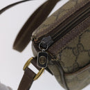 GUCCI GG Supreme Web Sherry Line Bag PVC Beige Green Red 89 02 032 Auth EC919-9